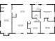 Detailed floorplan showcasing the layout of the bedrooms, kitchen, and living room at 4345 Sasanqua Ct, Tucker, GA 30084