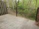 Private patio overlooking wooded area, providing serene outdoor space at 3083 Colonial Way # E, Atlanta, GA 30341