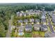 This beautiful suburban neighborhood shows many houses with mature trees and well-maintained roads and landscaping at 4020 Connolly Ct, Roswell, GA 30075