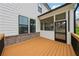 Outdoor deck with screened porch, offering a comfortable and inviting space for entertaining and relaxing outdoors at 4020 Connolly Ct, Roswell, GA 30075