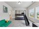 bedroom with bunk bed, slide, and carpet at 4020 Connolly Ct, Roswell, GA 30075