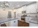 Bright kitchen featuring stainless steel appliances, white cabinets, and a granite island at 3005 Nicholas Dr, Villa Rica, GA 30180
