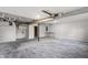 Unfinished basement area with exposed ductwork and a concrete floor offers great potential for storage at 1239 Teakwood Trl, Stone Mountain, GA 30083