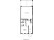 Terrace level floorplan showing a 2-car garage, Terrace Bedroom and bathroom at 1003 Crown Oak St # 43, Johns Creek, GA 30022