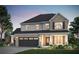 Charming two-story home featuring a two-car garage, stone accents, and inviting front porch at 5390 Julep Ct, Cumming, GA 30028