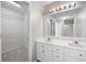 Elegant bathroom featuring double sinks and walk-in closet at 260 Manning Sw Rd # 76, Marietta, GA 30064