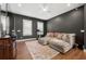 Cozy living room with a plush sectional, large TV, and access to the outdoors at 988 Viney Nw Way, Atlanta, GA 30318