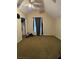 Bedroom with sloped ceiling, a carpeted floor, and closet at 7073 Stonecreek Dr, Douglasville, GA 30134