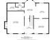 First floor plan featuring a kitchen, living room, dining area and more at 150 Kensley Way, Dallas, GA 30157