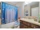 Bathroom with a shower-tub combination and a vanity at 4154 Hawking Dr, Suwanee, GA 30024