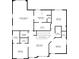 Second floor plan featuring four bedrooms, three bathrooms, a Gathering room and laundry room at 4154 Hawking Dr, Suwanee, GA 30024