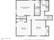 Floor plan of the second floor showing the Bedrooms and Bathrooms at 6000 Malibu Drive Dr, Morrow, GA 30260