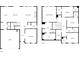 Floorplan of both floors of a house including multiple bedrooms, kitchen, living and dining spaces, and garage at 87 Rushing View Gln, Dallas, GA 30157