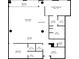 Detailed floor plan of the property showing layout of all rooms, including dimensions at 845 Spring Nw St # Ph 5, Atlanta, GA 30308
