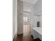 Modern hallway featuring polished concrete structural elements and lots of natural light at 845 Spring Nw St # Ph 5, Atlanta, GA 30308
