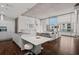 Contemporary open-concept kitchen featuring stainless steel appliances, marble countertops, and breakfast bar seating at 845 Spring Nw St # Ph 5, Atlanta, GA 30308