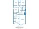 Second floor plan featuring bedrooms, bathrooms, laundry room and layout of the primary suite with walk-in closet at 149 Woodhouse Cir, Acworth, GA 30102