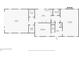 Floor plan of the 1st floor layout, including the garage and laundry room at 56 Carlane Cir, Bowdon, GA 30108