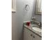 A bathroom sink with granite counters at 2225 Baker Nw Ter, Atlanta, GA 30318