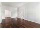 Bright living room featuring hardwood floors and white walls at 1230 Piedmont Ne Ave # 405, Atlanta, GA 30309