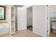 Bathroom featuring a soaking tub, walk-in shower, and separate toilet room at 3185 Oak Ridge Ln, Loganville, GA 30052