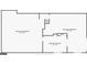 Basement floor plan with unfinished and finished areas, plus closet and stairs locations at 3421 Fawn Trl, Marietta, GA 30066