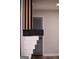 View of the Living Room modern fireplace with black accents at 3421 Fawn Trl, Marietta, GA 30066