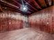 Basement with wood-paneled walls and exposed ceiling at 1467 Shiloh Trail East Nw, Kennesaw, GA 30144