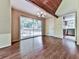 Dining room featuring wood ceilings and view to outdoors at 1467 Shiloh Trail East Nw, Kennesaw, GA 30144