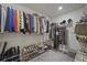 Walk-in closet with organized shelving and ample storage for clothing and accessories at 3735 Hazel Ave, Cumming, GA 30040