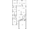 Detailed floor plan showcasing layout of the home's many rooms and spaces at 1570 Woodberry Run Dr, Snellville, GA 30078