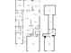 Detailed floorplan showcasing the layout of the home's bedrooms, bathrooms, living spaces, and garage at 1570 Woodberry Run Dr, Snellville, GA 30078