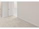 Bedroom with neutral carpeting and a view of a door at 2841 Bullfrog Ln # 175, Gainesville, GA 30115