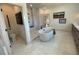 Spa-like bathroom with free-standing tub, walk-in shower, and modern fixtures and finishes at 3010 Florence St, Cumming, GA 30041