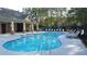 Community pool with comfortable lounge chairs and covered seating area, perfect for relaxing at 2145 Coventry Dr, Brookhaven, GA 30319