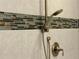 A bathroom shower featuring tile surround with a mosaic accent stripe and a handheld sprayer at 2145 Coventry Dr, Brookhaven, GA 30319