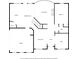 First floor plan featuring kitchen, living room, bedroom, dining room, office, bathroom, pantry, and garage at 361 Traditions Ln, Hampton, GA 30228
