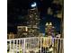 Enjoy the sparkling city lights from the building at night at 400 W Peachtree Nw St # 3412, Atlanta, GA 30308