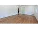 Spacious living room with hardwood floors and a fresh coat of paint at 804 Brookdale Sw Dr, Atlanta, GA 30315