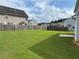 Large, flat backyard with a wood fence and green grass at 98 Concord Pl, Hiram, GA 30141
