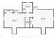 Second floor plan showcasing two bedrooms, a bathroom, and closet space at 4150 Sterling Pointe Dr, Douglasville, GA 30135