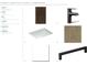 Powder room selections featuring a cabinet, faucet, sink, countertop, flooring, and hardware at 4710 Crestline View Rd, Cumming, GA 30028