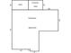 Layout displaying unfinished basement and patios at 9117 Hanover St, Lithia Springs, GA 30122