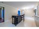 Well-lit kitchen featuring neutral-toned cabinets, modern lighting, and an inviting central island at 1236 S Shadygrove Ct, Stone Mountain, GA 30083