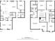 Detailed floor plan of the first and second floors, showing room layouts and dimensions at 140 Canyons Ct, Hampton, GA 30228