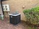 Outdoor shot of the home's AC unit with bushes at 1455 Stone Mill Trce, Stone Mountain, GA 30083