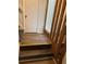 Staircase landing showing stairs and railing at 1455 Stone Mill Trce, Stone Mountain, GA 30083