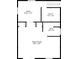 Detailed floorplan of basement features a large recreation area and utility room at 4200 Sterling Pointe Dr, Douglasville, GA 30135