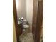 Small bathroom with toilet, sink and vanity, perfect for a quick refresh. Needs some updating at 1195 Christian Circle, Conyers, GA 30013