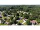 Aerial view of community surrounded by mature trees at 5832 Sycamore Ridge Dr, Sugar Hill, GA 30518